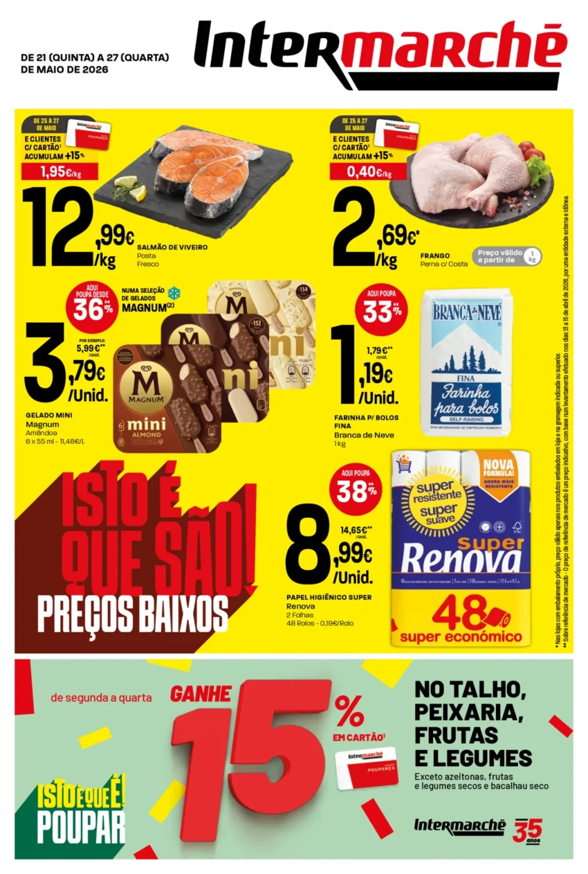 Capa do Folheto Intermarché