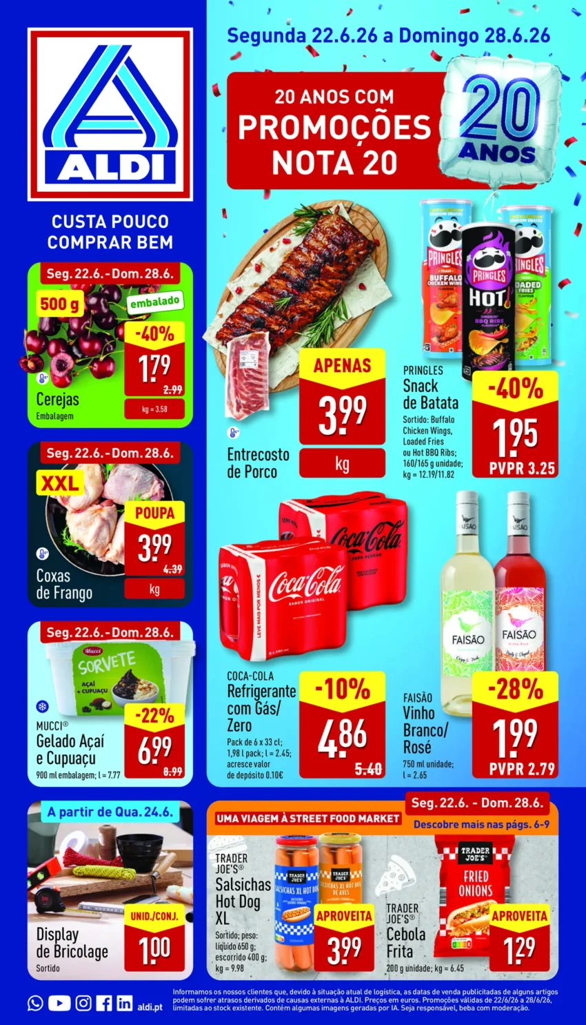 Capa do Antevisão Folheto ALDI