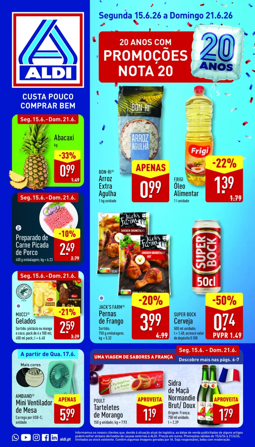 Capa do Antevisão Folheto ALDI