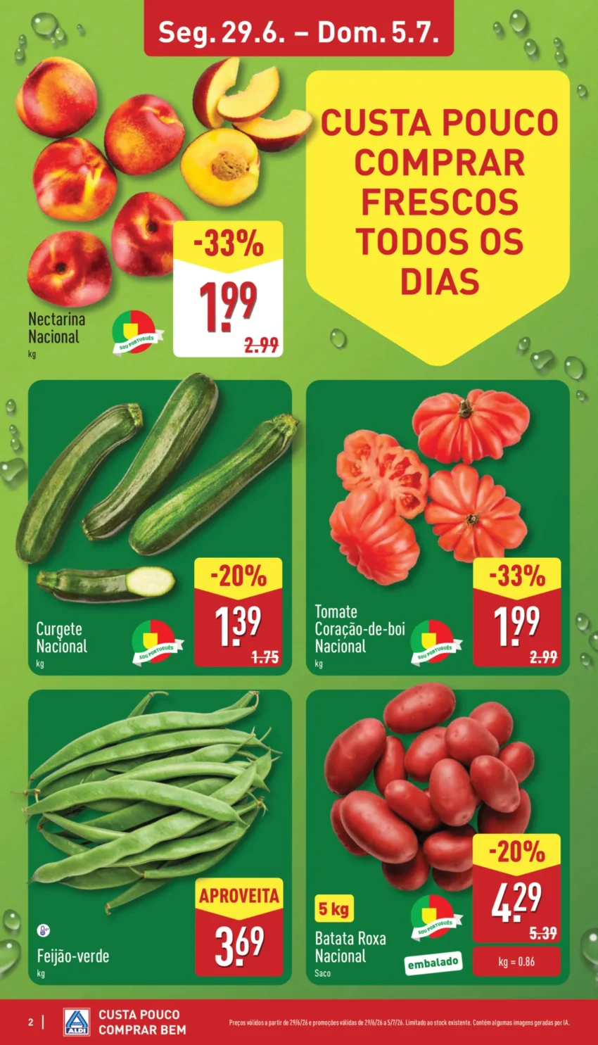 Página 2 do Antevisão Folheto ALDI