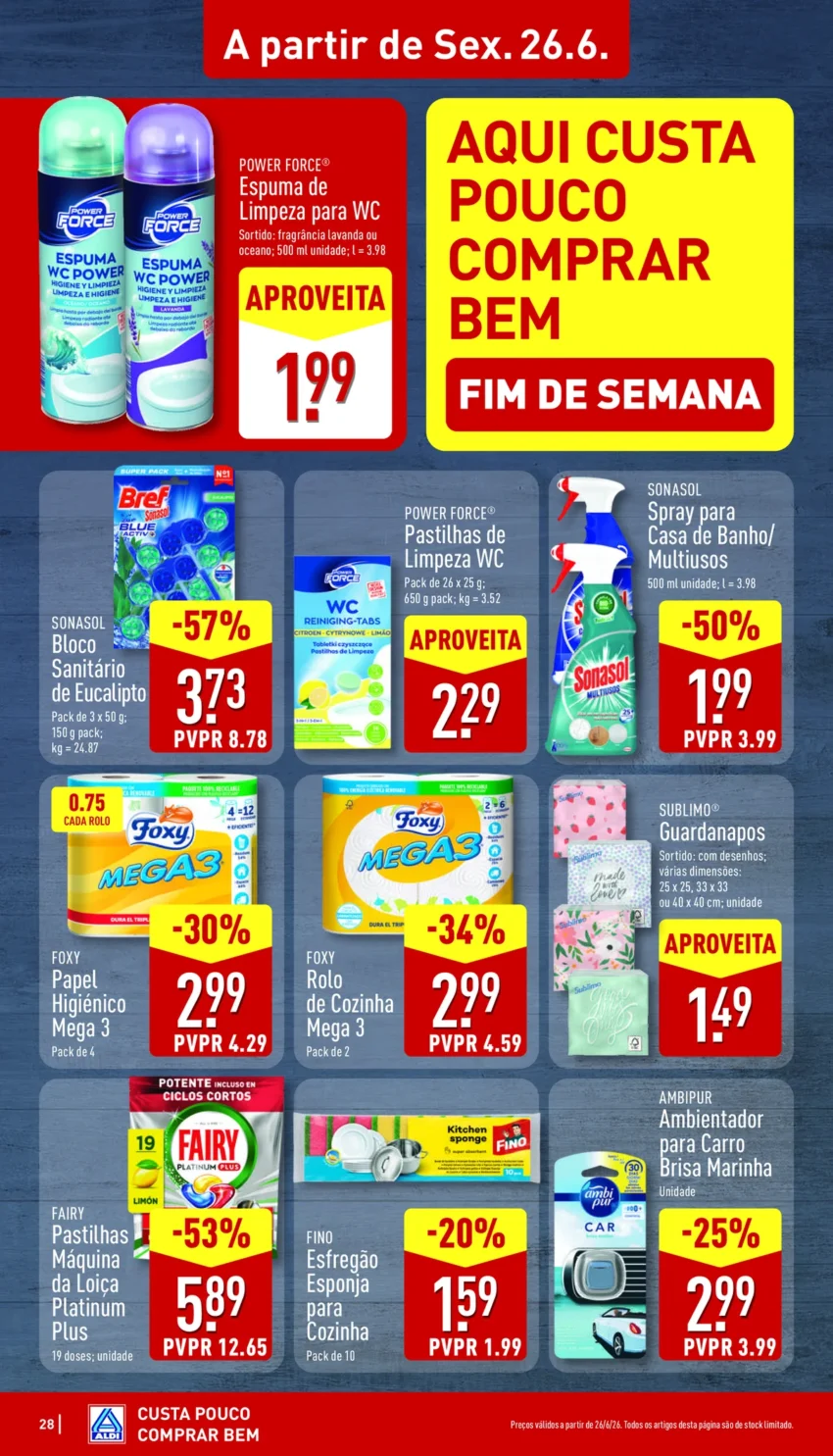 Página 28 do Antevisão Folheto ALDI
