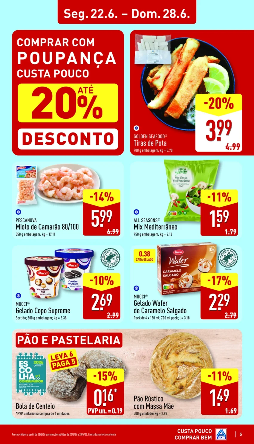 Página 5 do Antevisão Folheto ALDI
