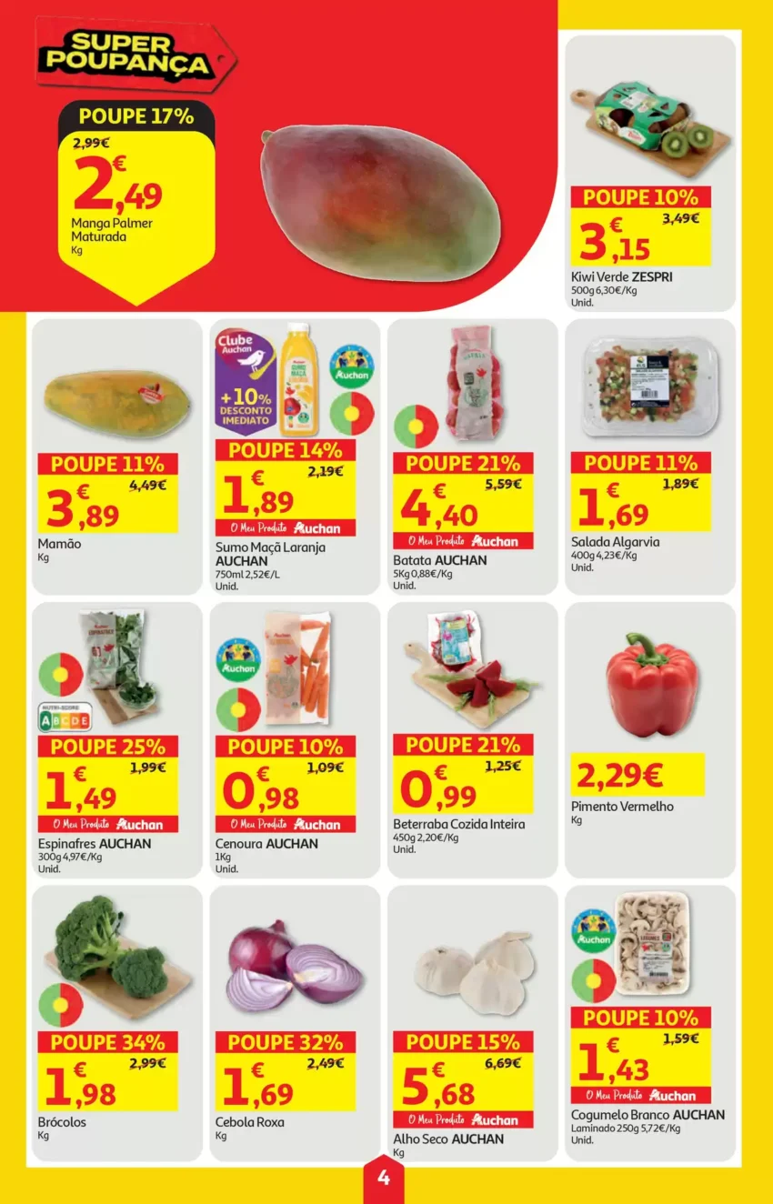 Página 4 do Antevisão Folheto Auchan