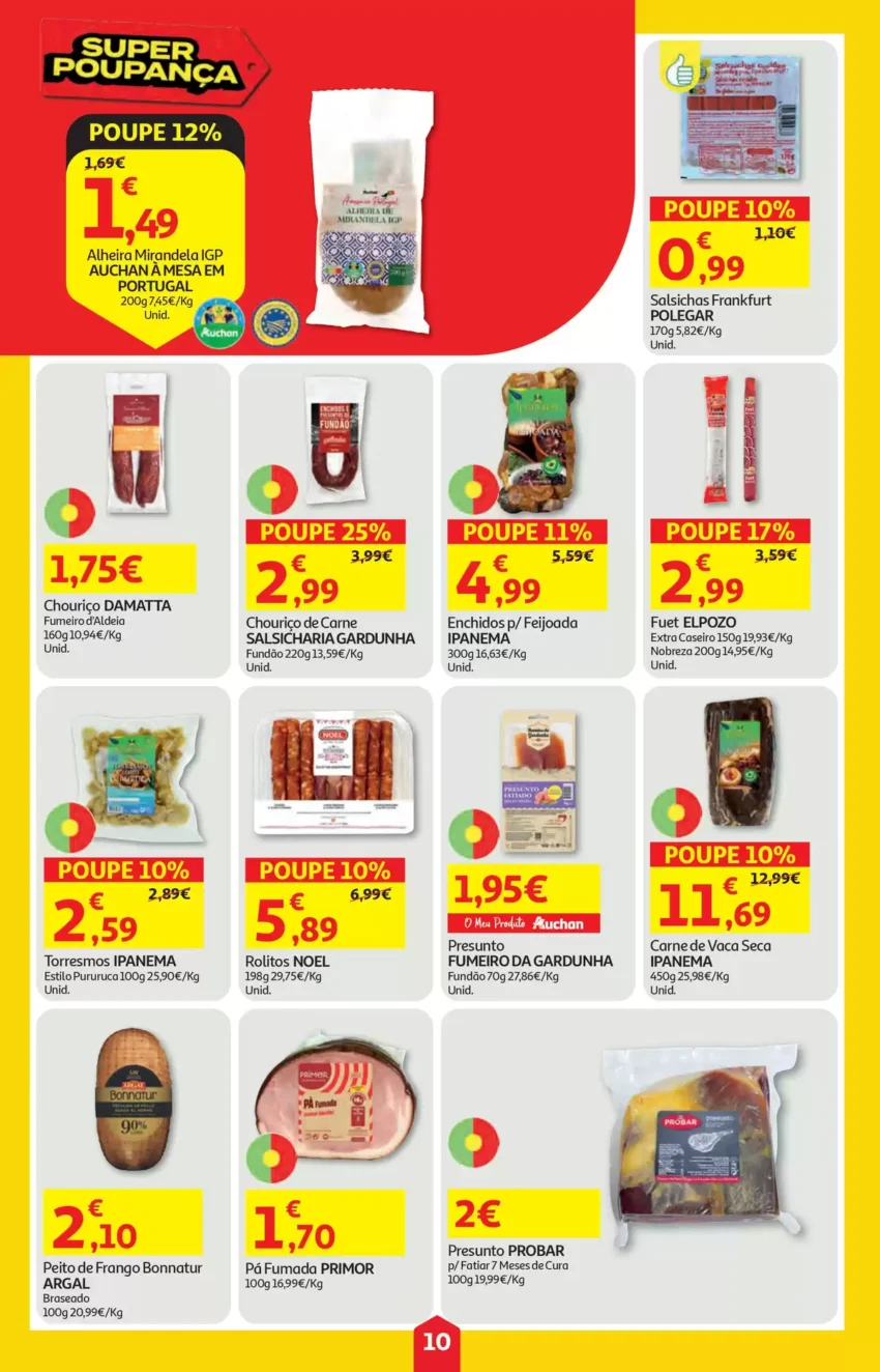 Página 10 do Antevisão Folheto Auchan