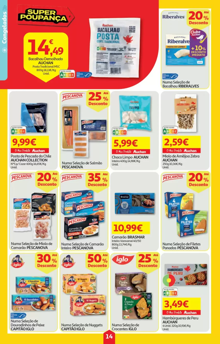 Página 14 do Antevisão Folheto Auchan
