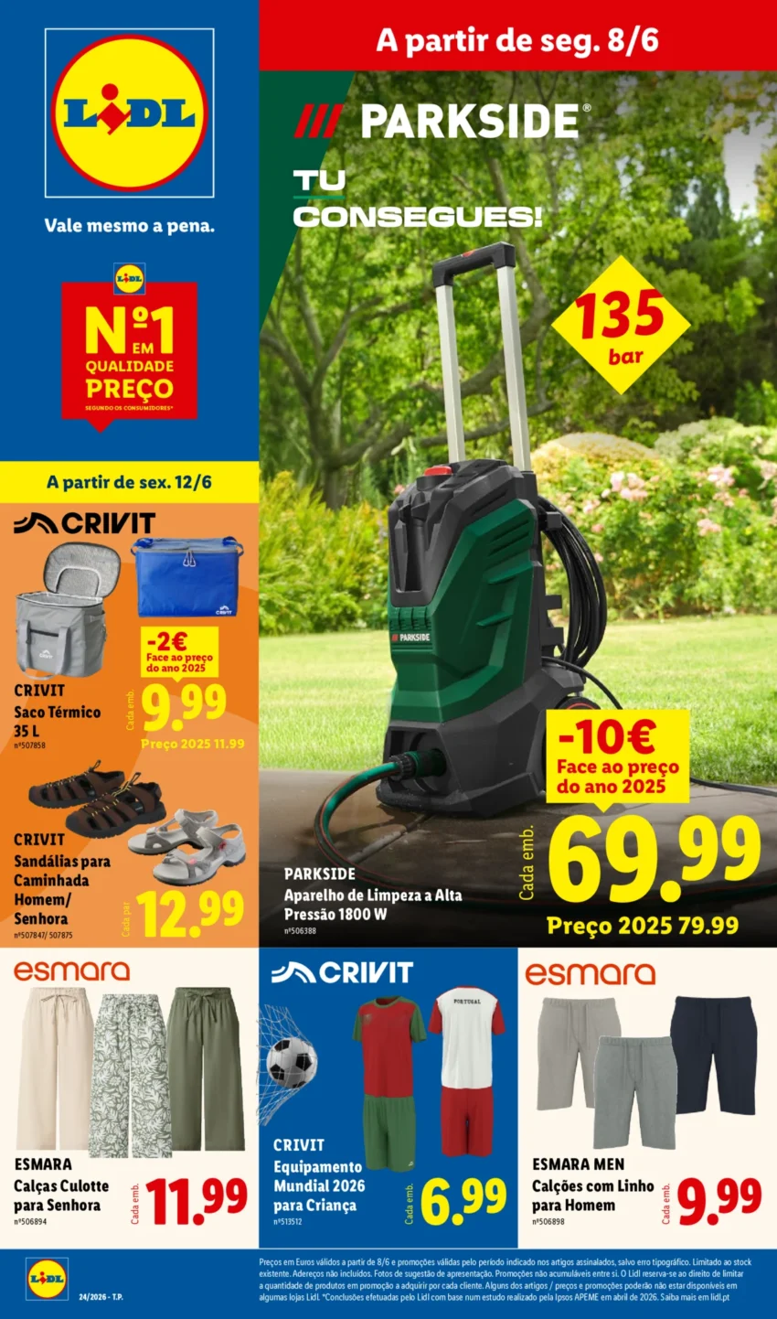 Página 1 do Antevisão Folheto LiDL Novidades