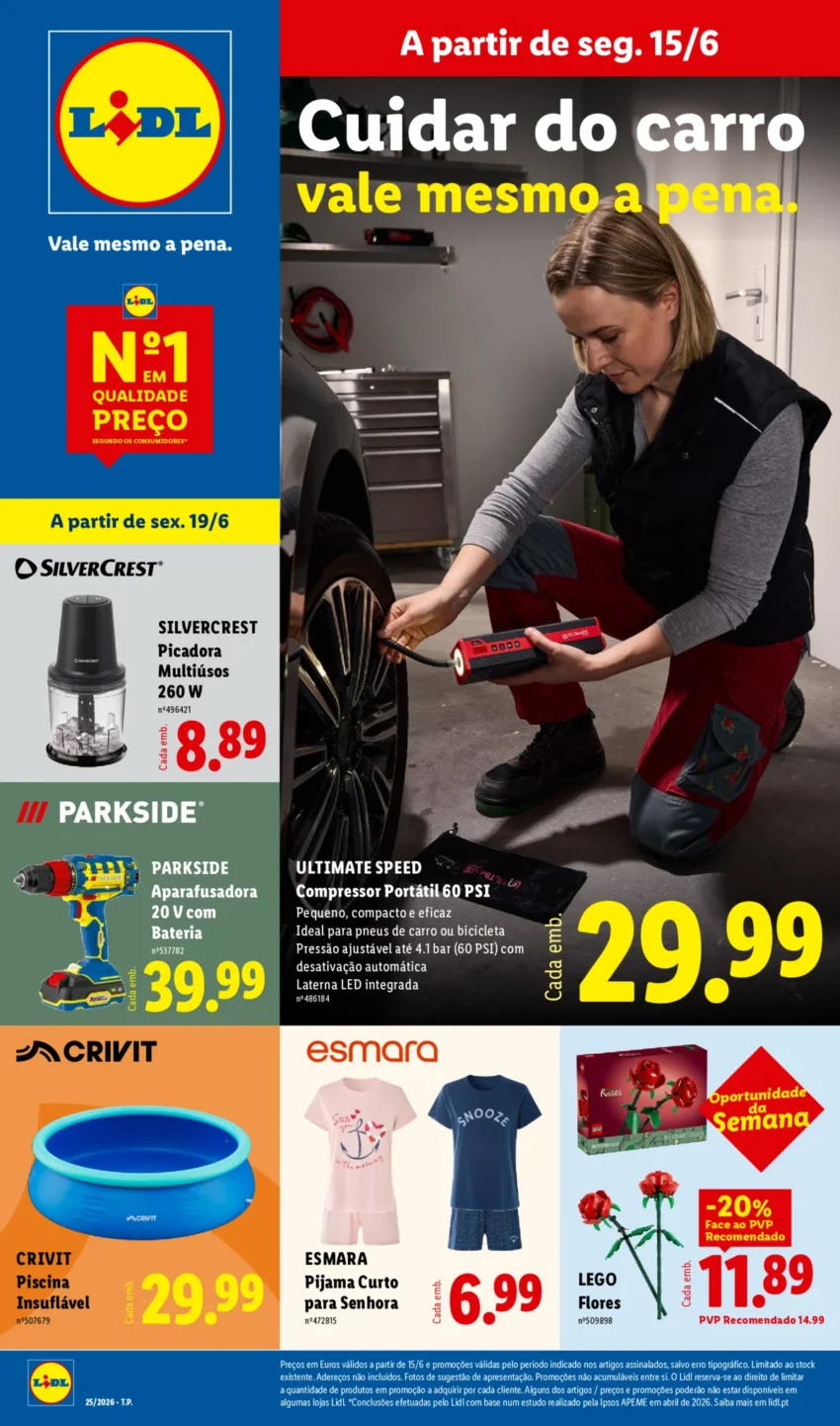 Capa do Antevisão Folheto LiDL Novidades