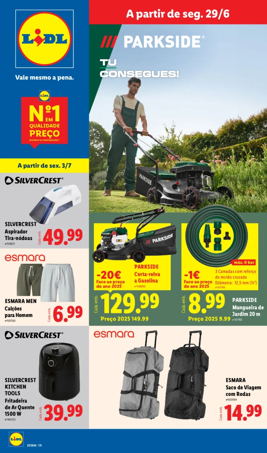 Página 1 do Antevisão Folheto LiDL Novidades