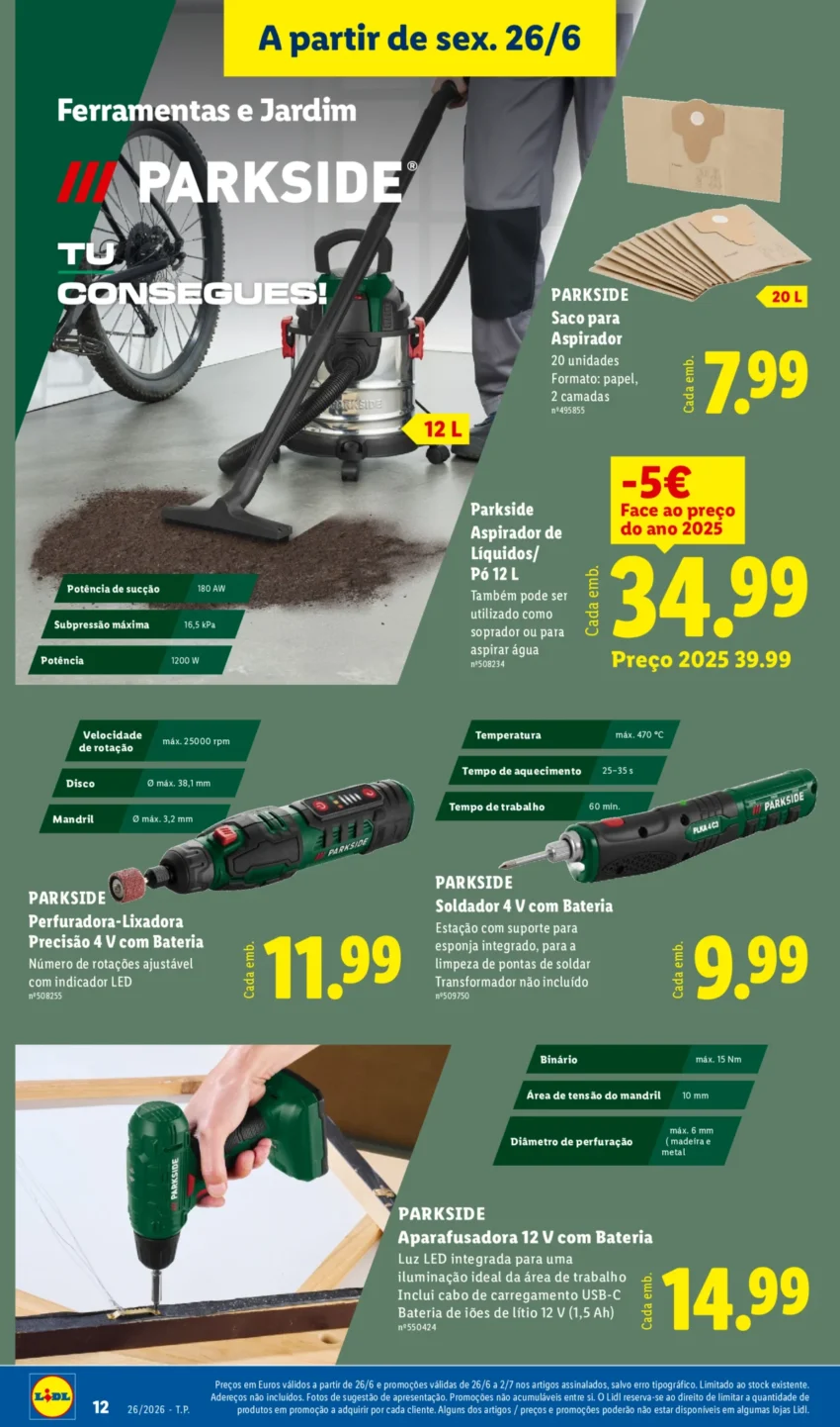 Página 12 do Antevisão Folheto LiDL Novidades