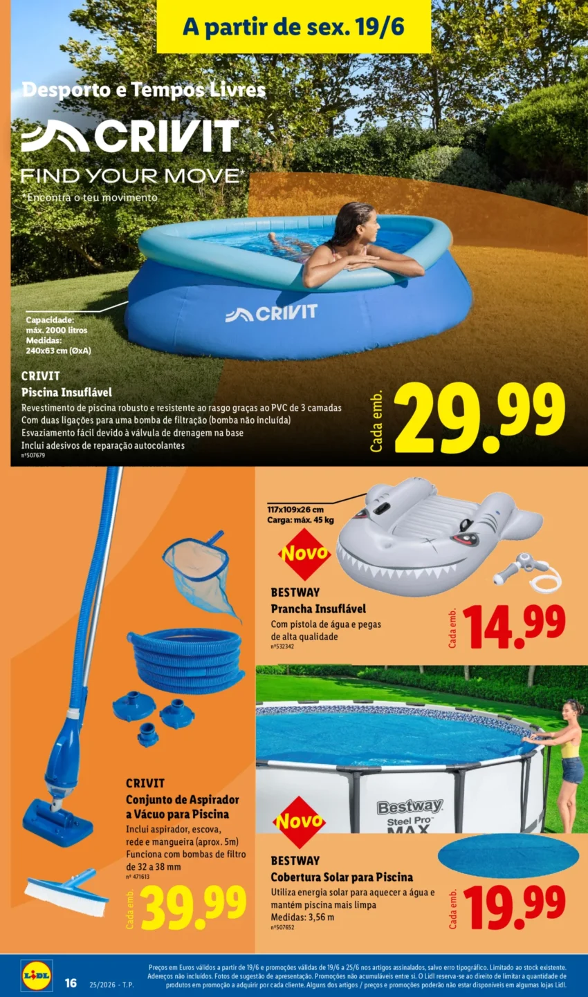 Página 16 do Antevisão Folheto LiDL Novidades