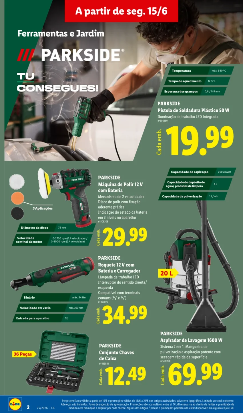 Página 2 do Antevisão Folheto LiDL Novidades
