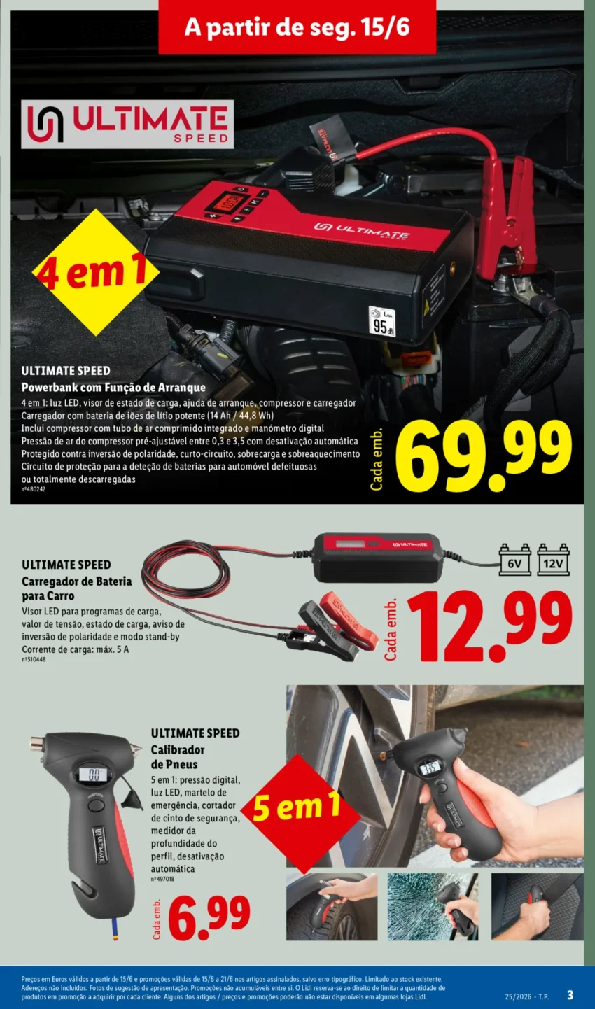 Página 3 do Antevisão Folheto LiDL Novidades