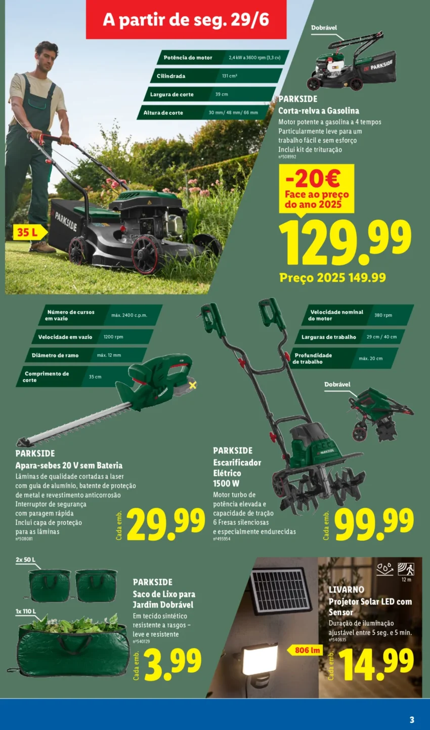 Página 3 do Antevisão Folheto LiDL Novidades