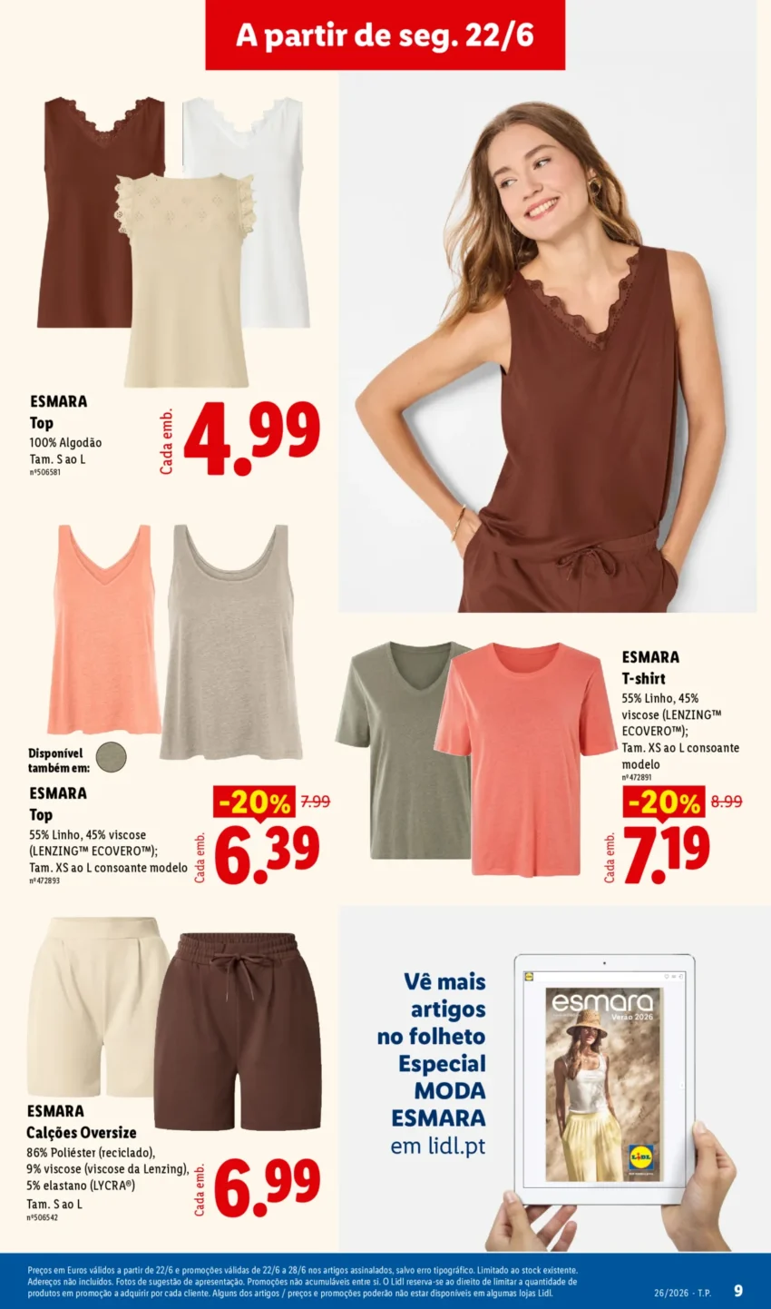 Página 9 do Antevisão Folheto LiDL Novidades