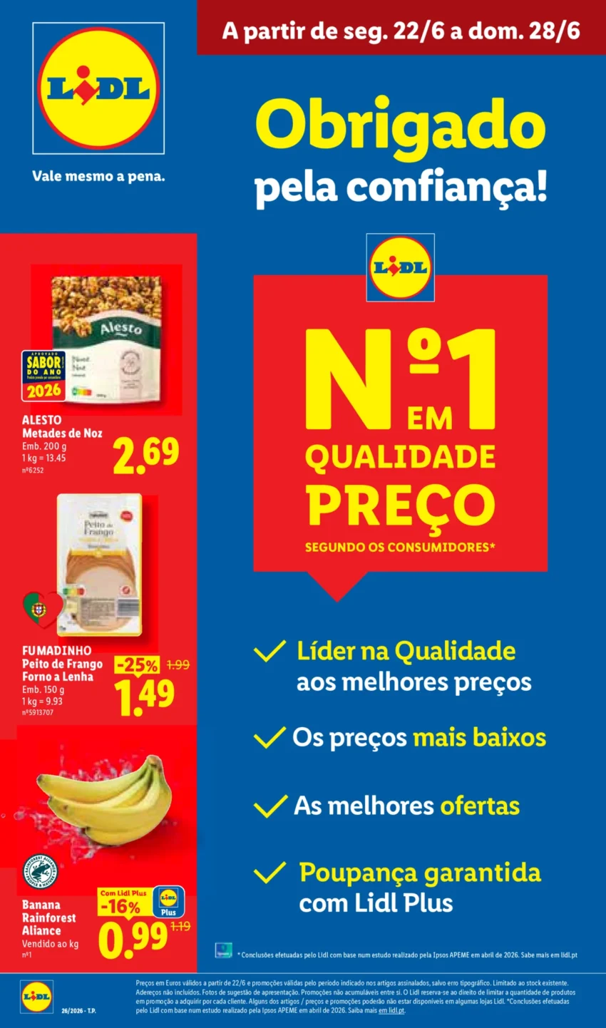 Página 1 do Antevisão Folheto LiDL Promoções