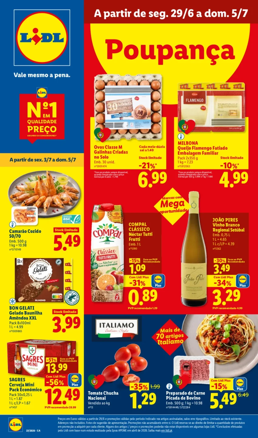 Página 1 do Antevisão Folheto LiDL Promoções