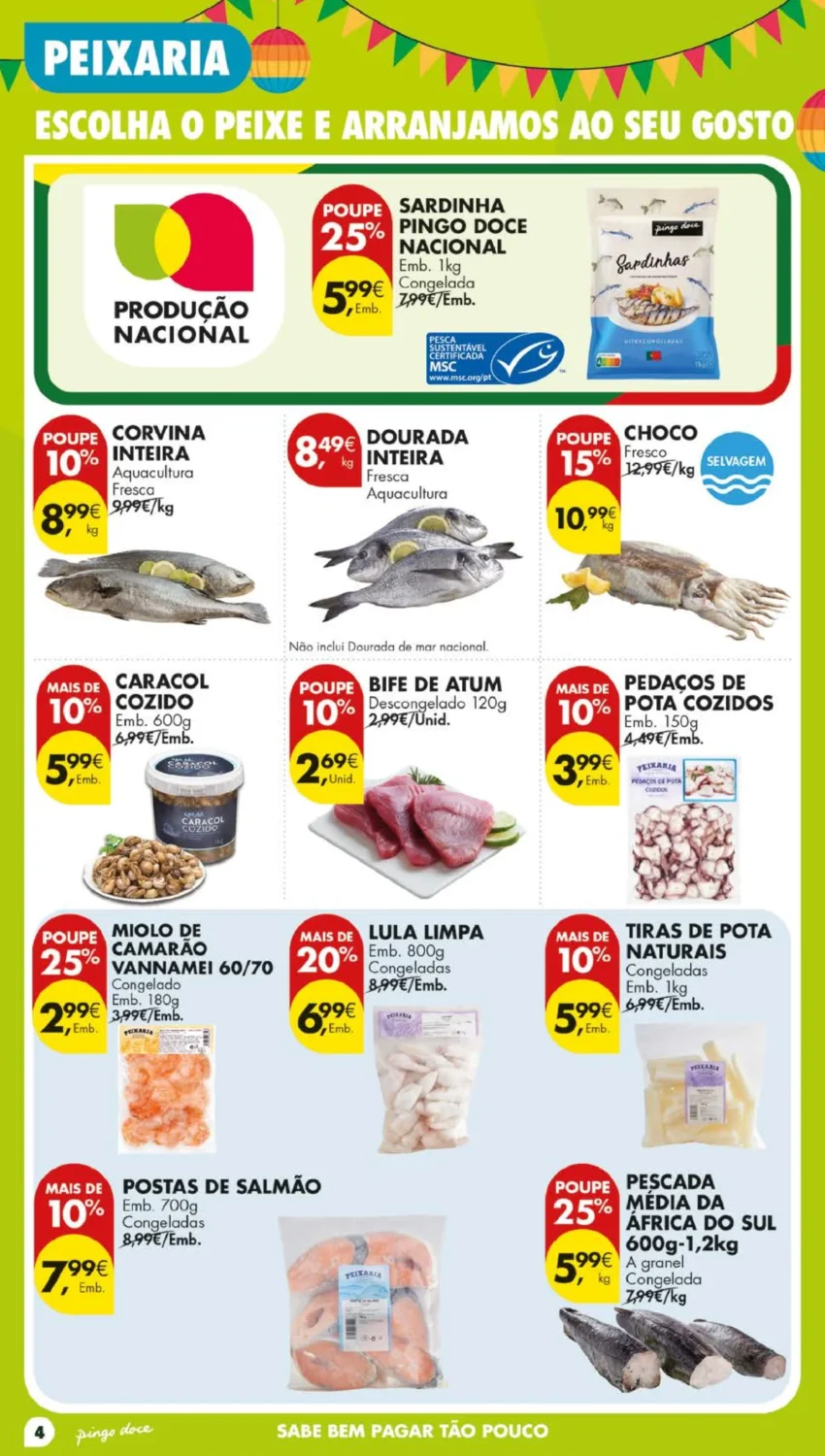 Página 4 do Antevisão Folheto Pingo Doce