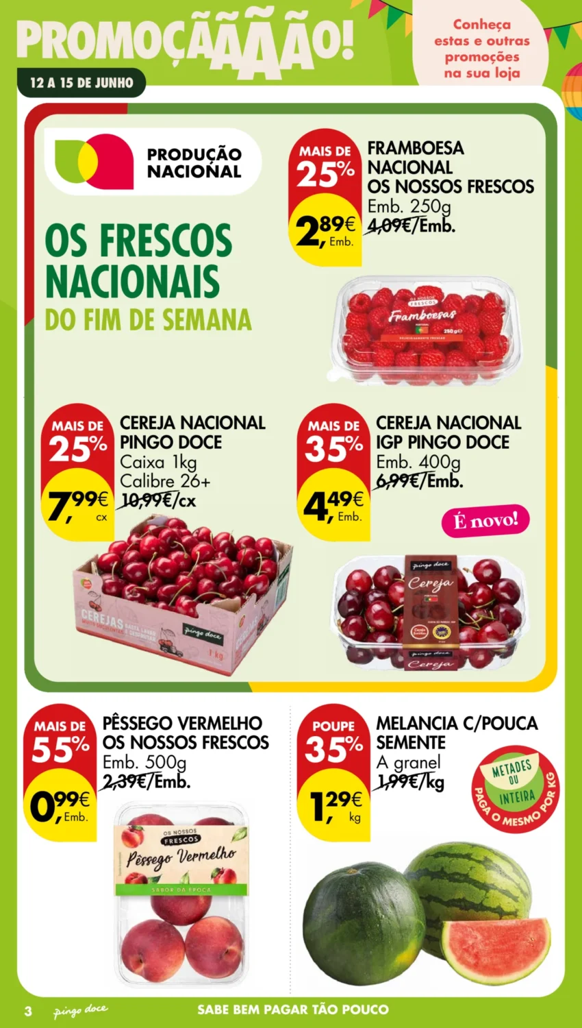 Página 3 do Antevisão Folheto Pingo Doce Fim Semana