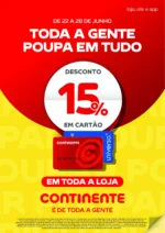 Capa do Folheto Continente