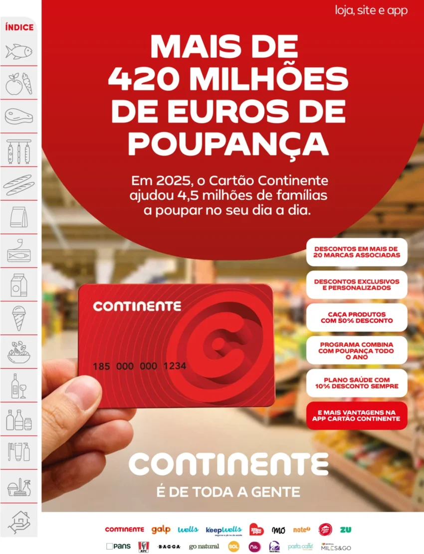 Página 2 do Folheto Continente