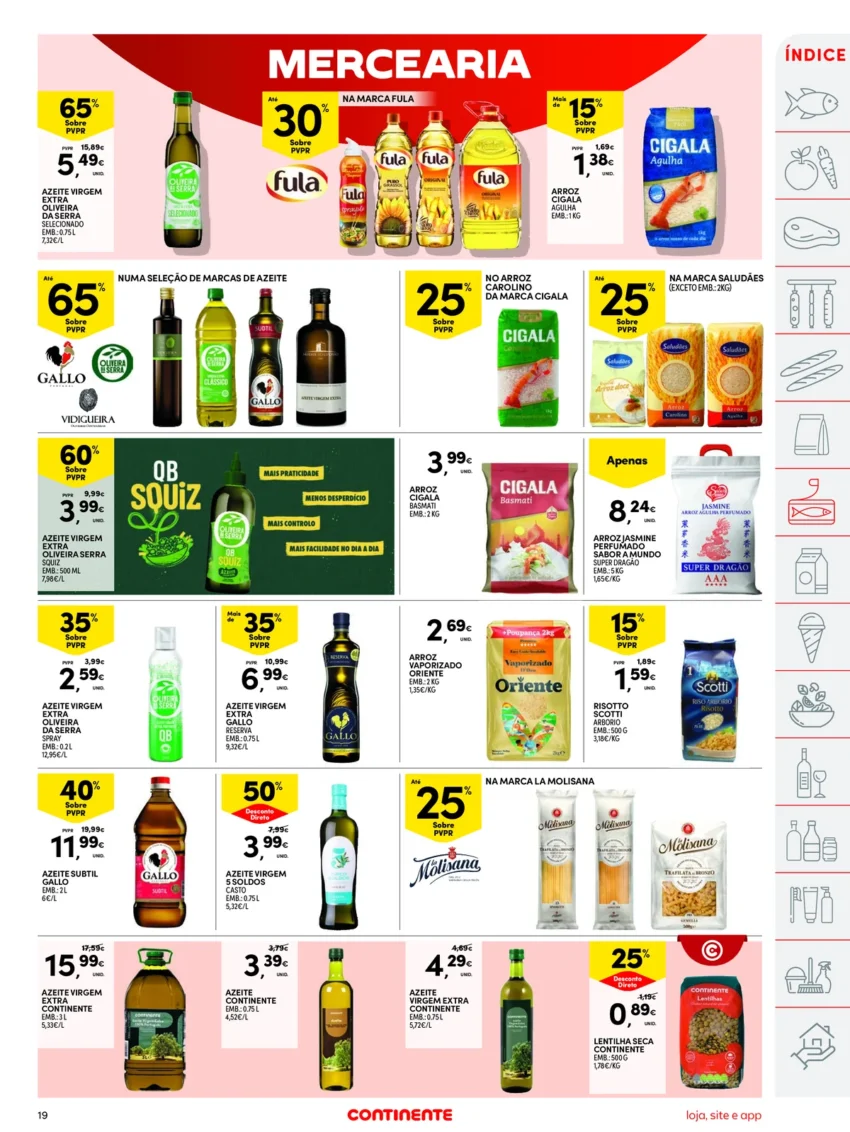 Página 21 do Folheto Continente