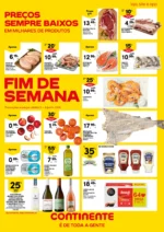 Capa do Folheto Continente Fim Semana