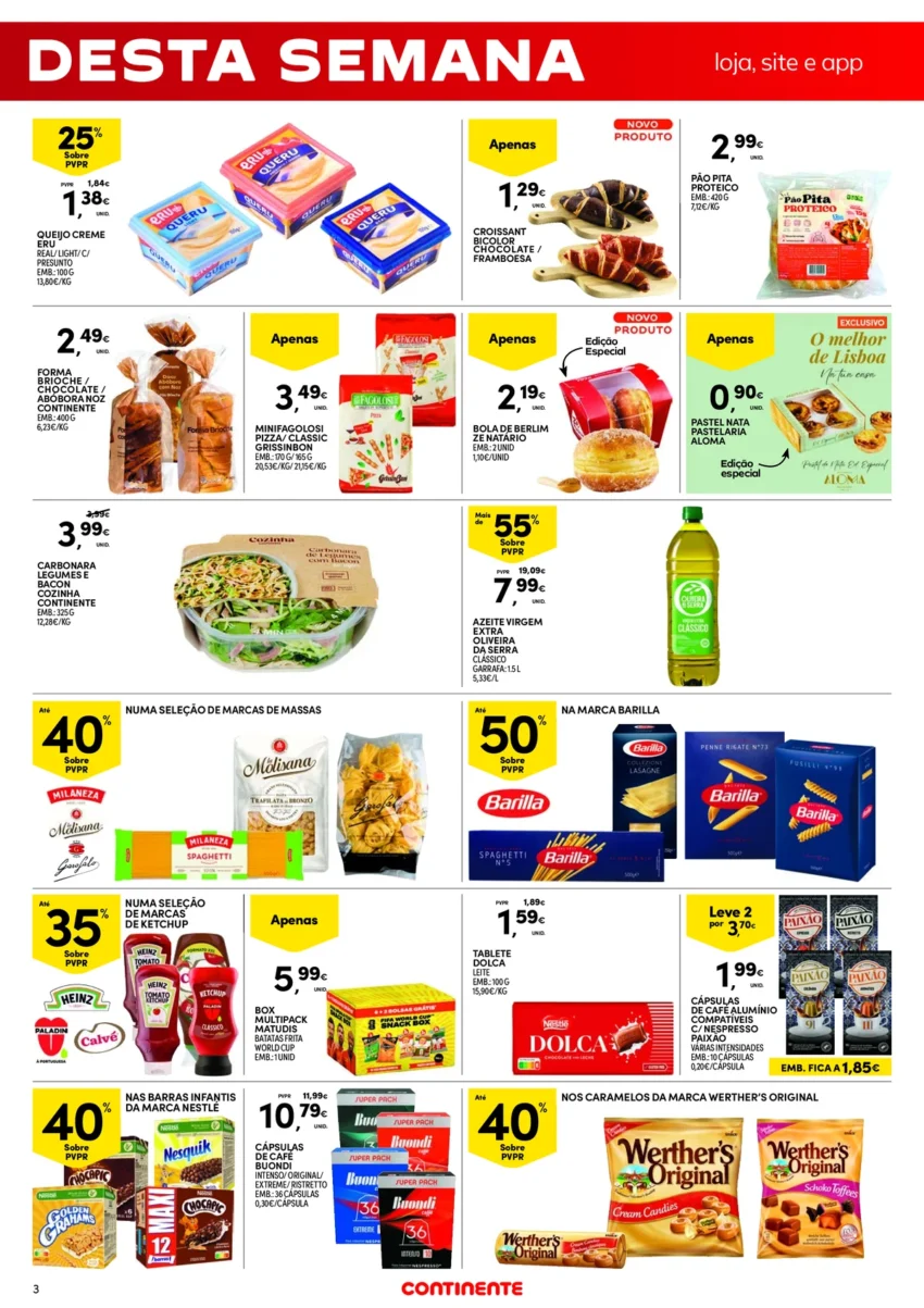 Página 3 do Folheto Continente Fim Semana