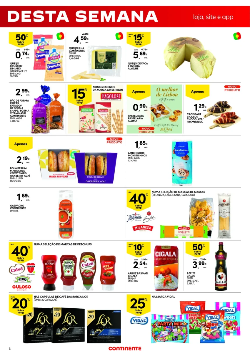Página 3 do Folheto Continente Fim Semana