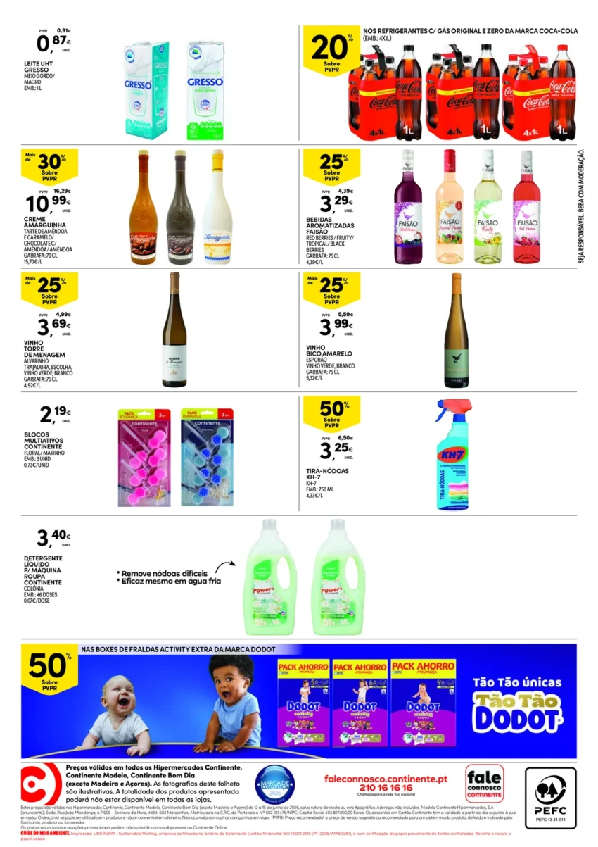 Página 4 do Folheto Continente Fim Semana