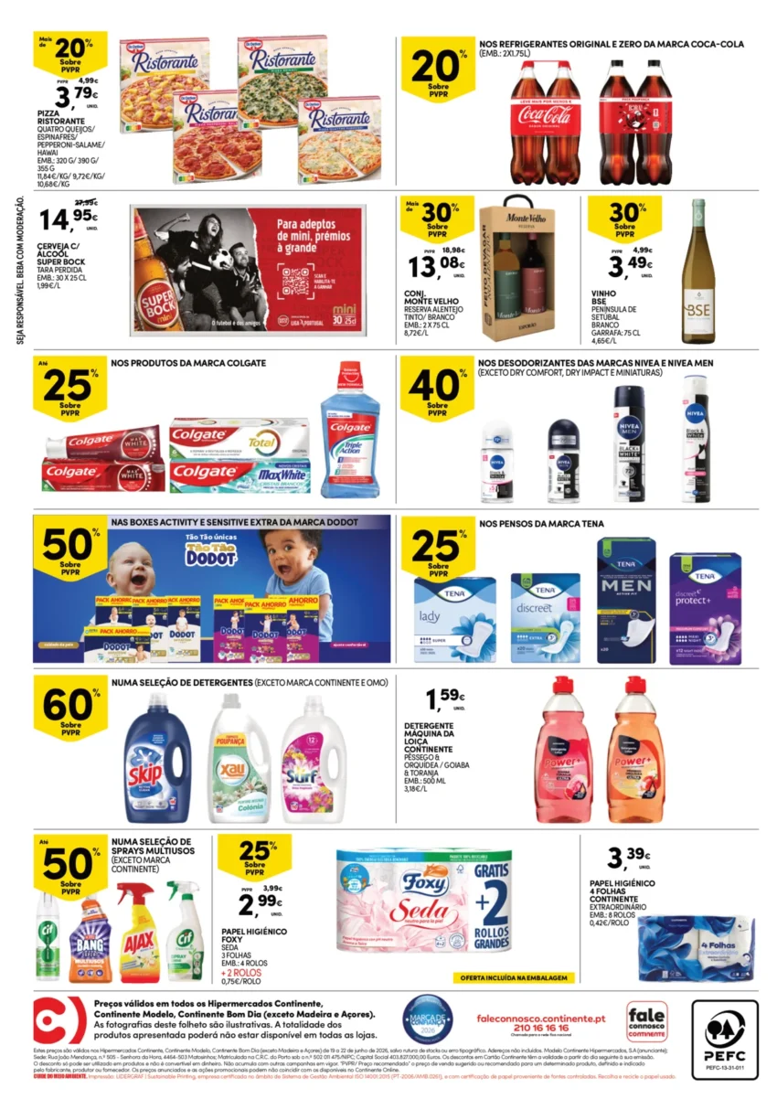 Página 4 do Folheto Continente Fim Semana