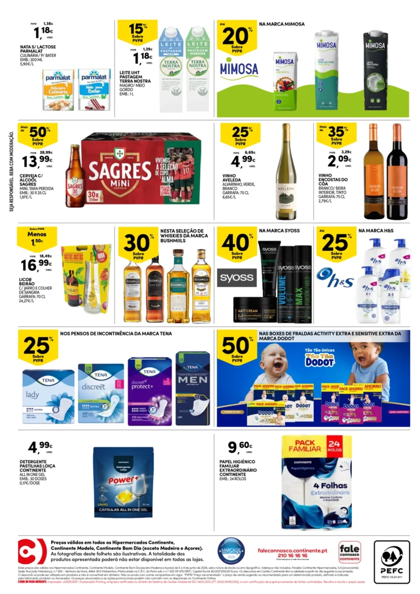 Página 4 do Folheto Continente Fim Semana