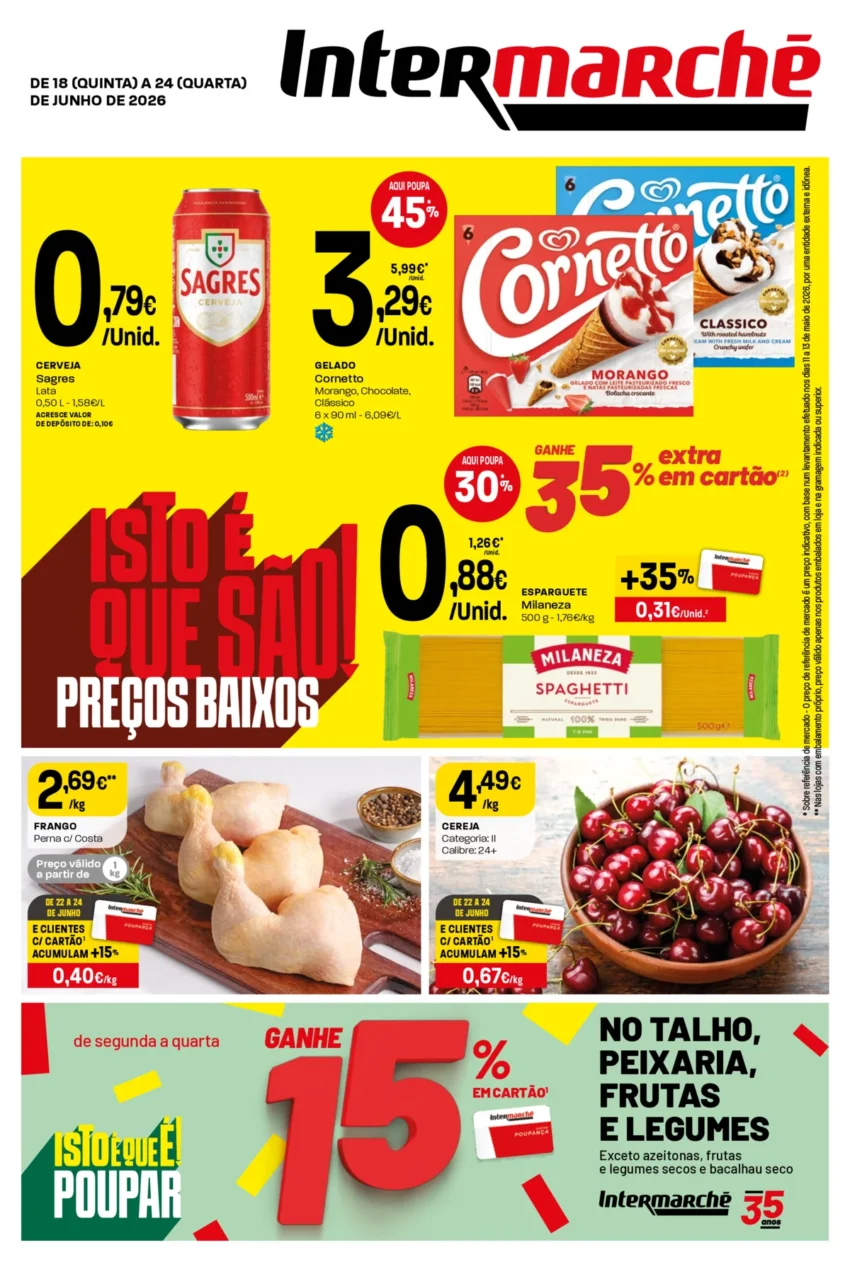 Página 1 do Folheto Intermarché