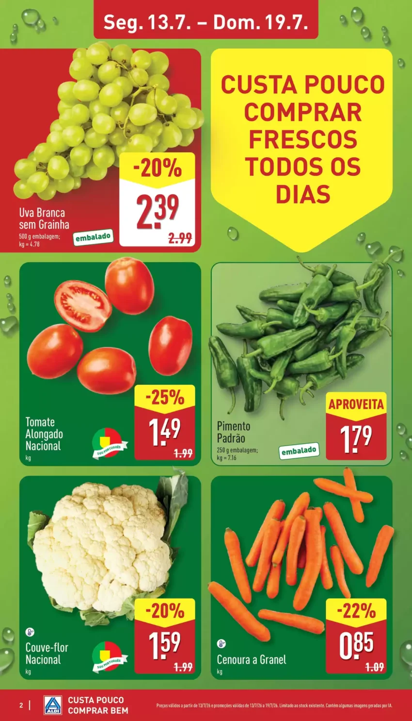 Página 2 do Antevisão Folheto ALDI