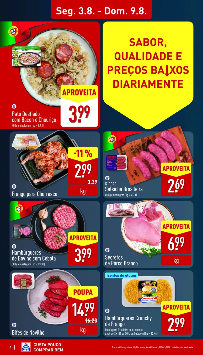Página 4 do Antevisão Folheto ALDI