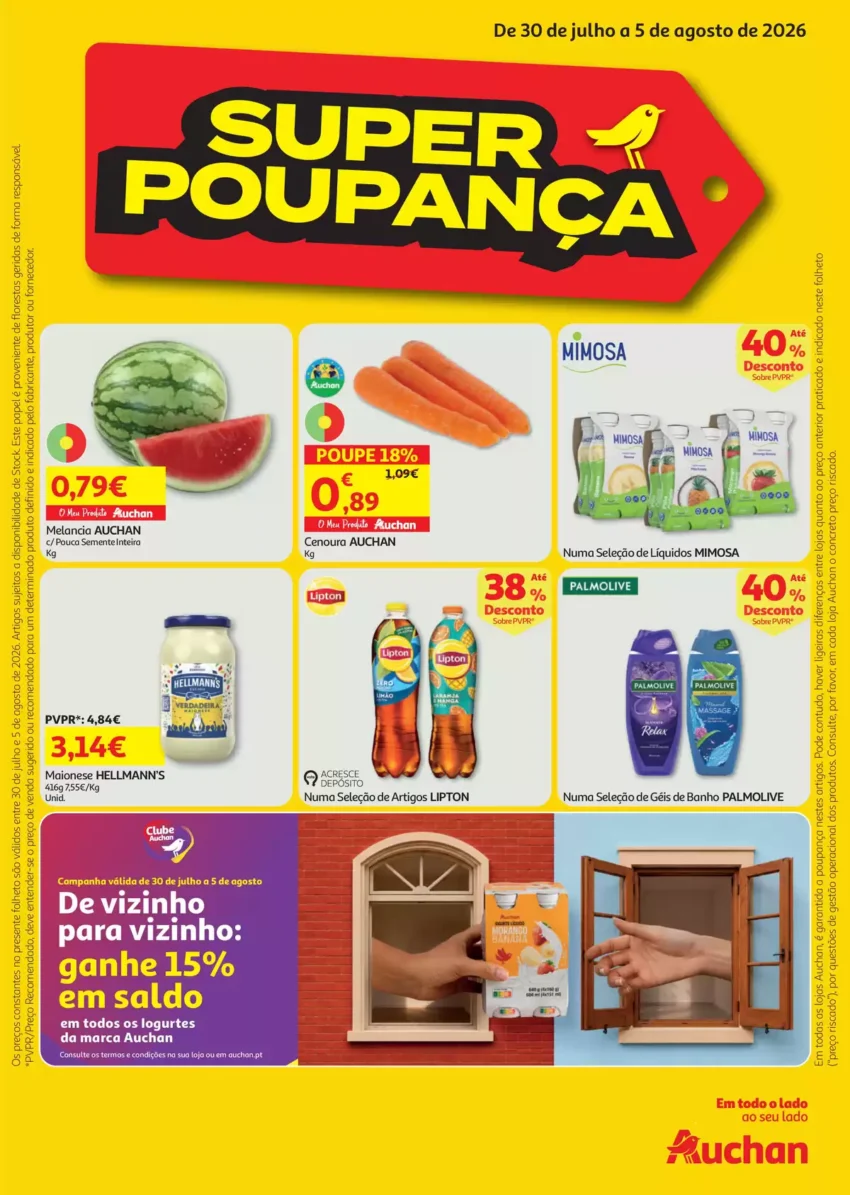 Página 1 do Antevisão Folheto Auchan