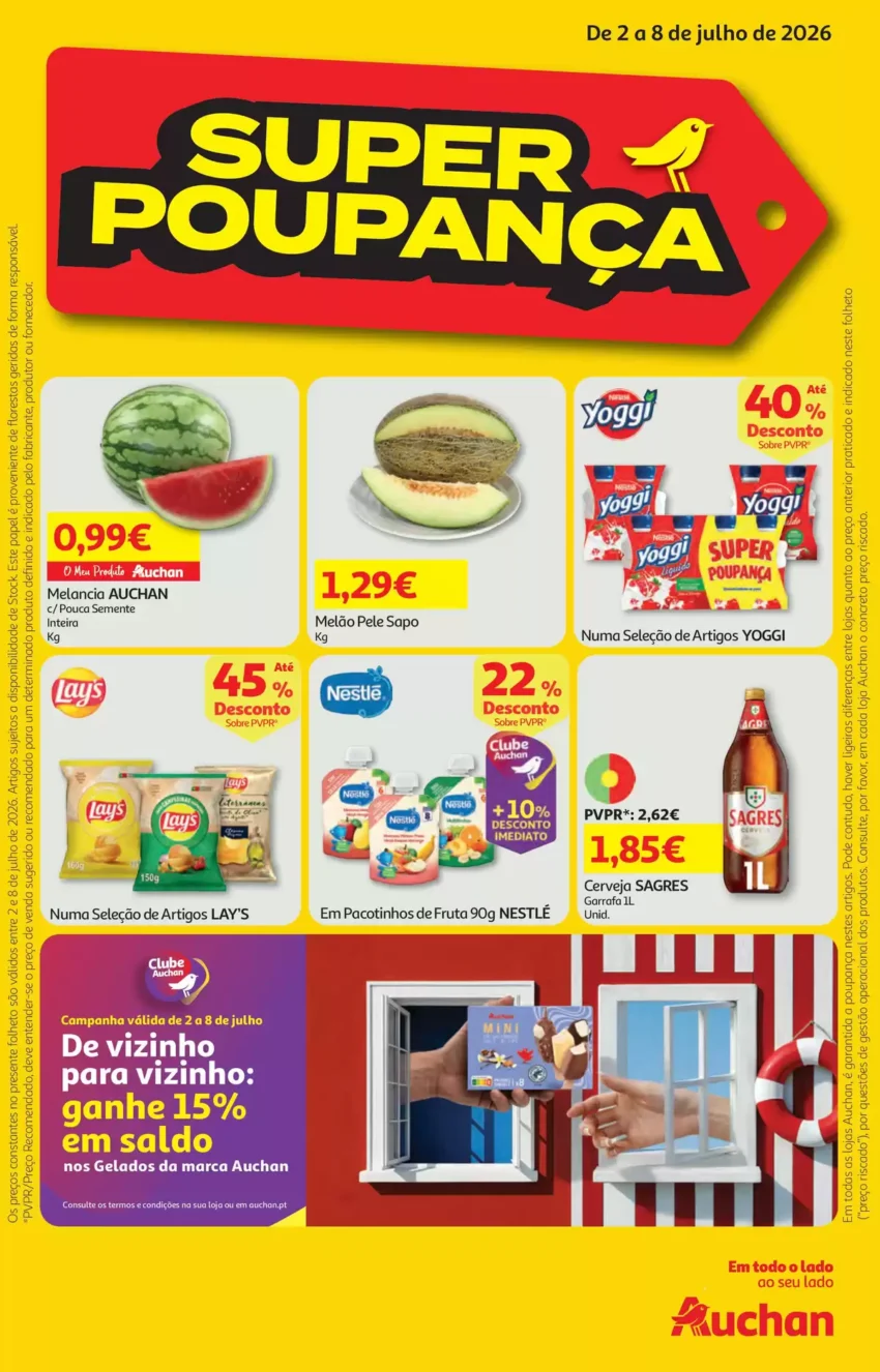 Capa do Antevisão Folheto Auchan