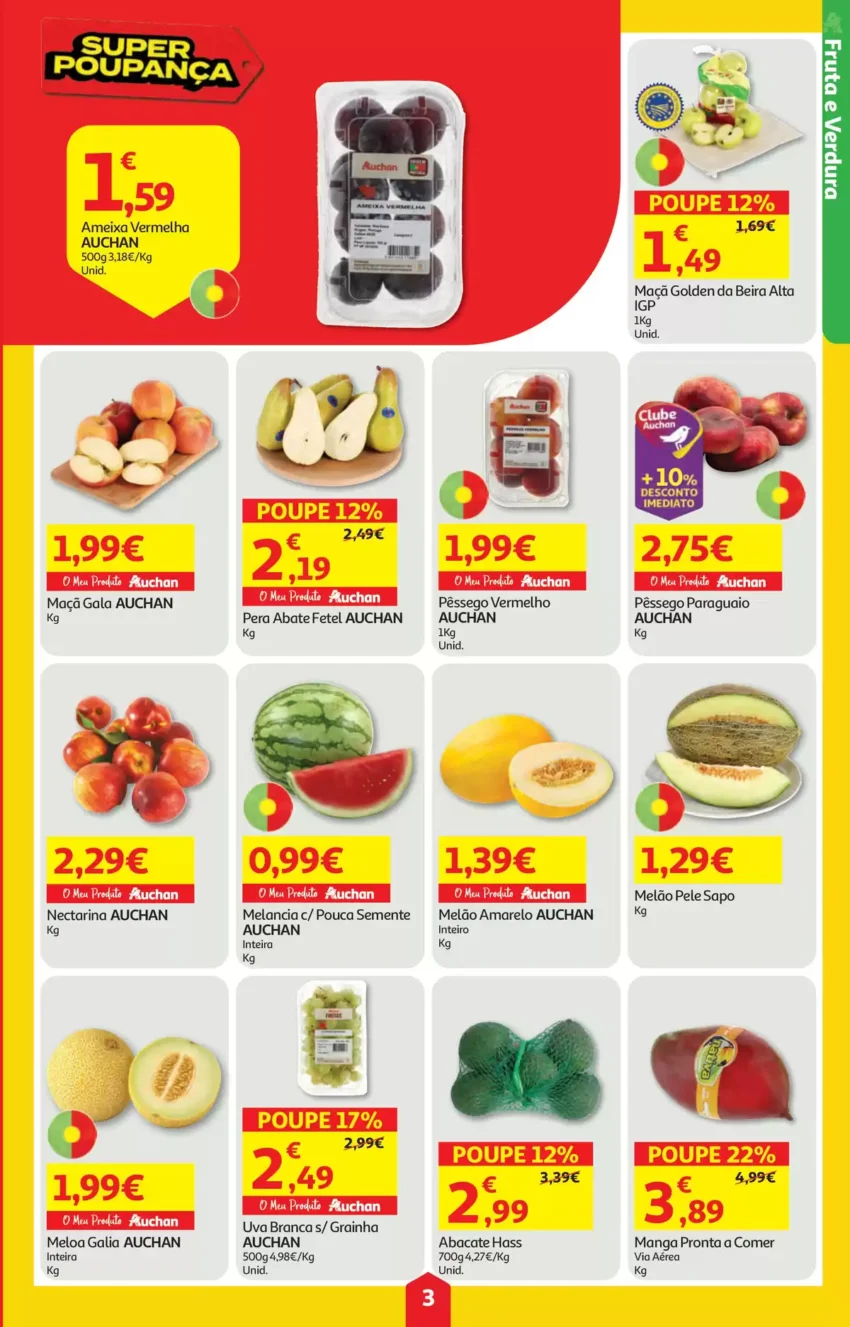 Página 3 do Antevisão Folheto Auchan