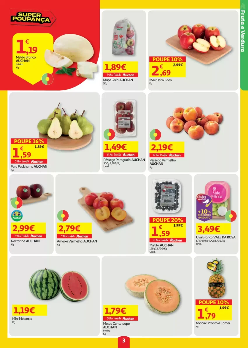 Página 3 do Antevisão Folheto Auchan