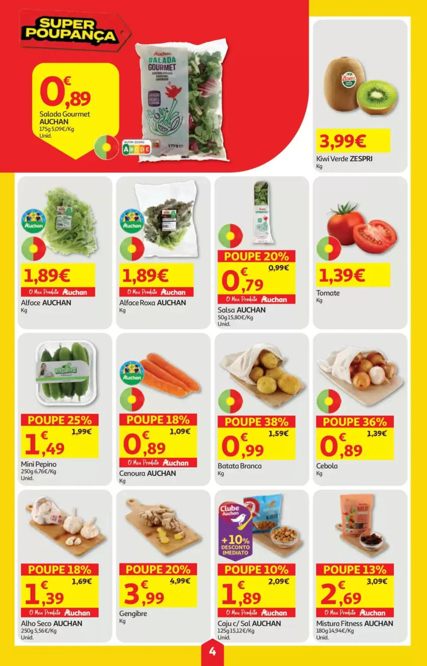 Página 4 do Antevisão Folheto Auchan
