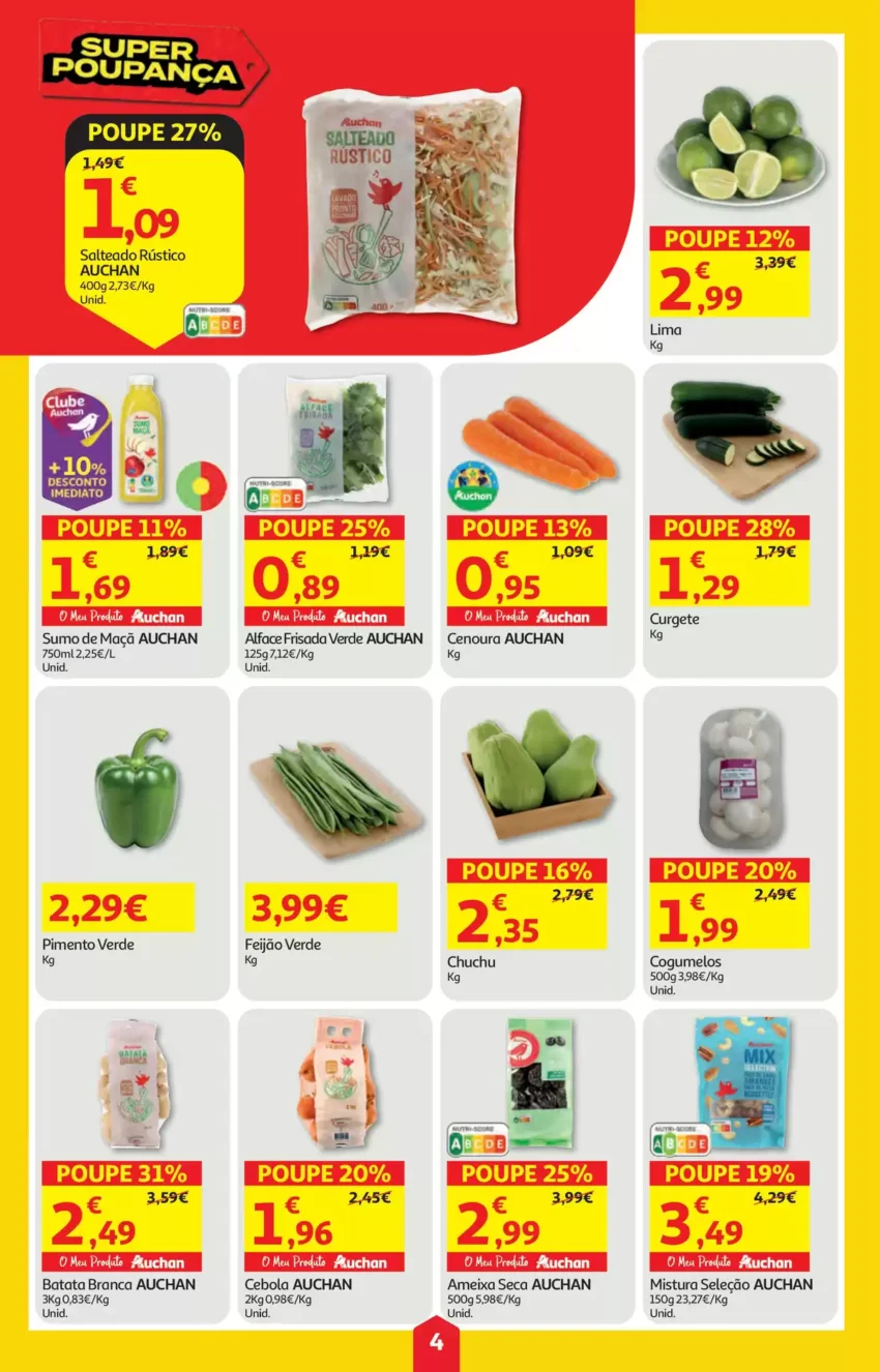Página 4 do Antevisão Folheto Auchan