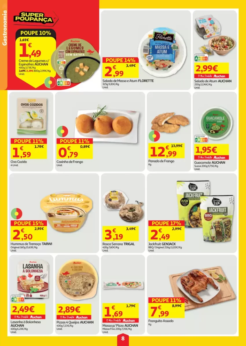 Página 8 do Antevisão Folheto Auchan