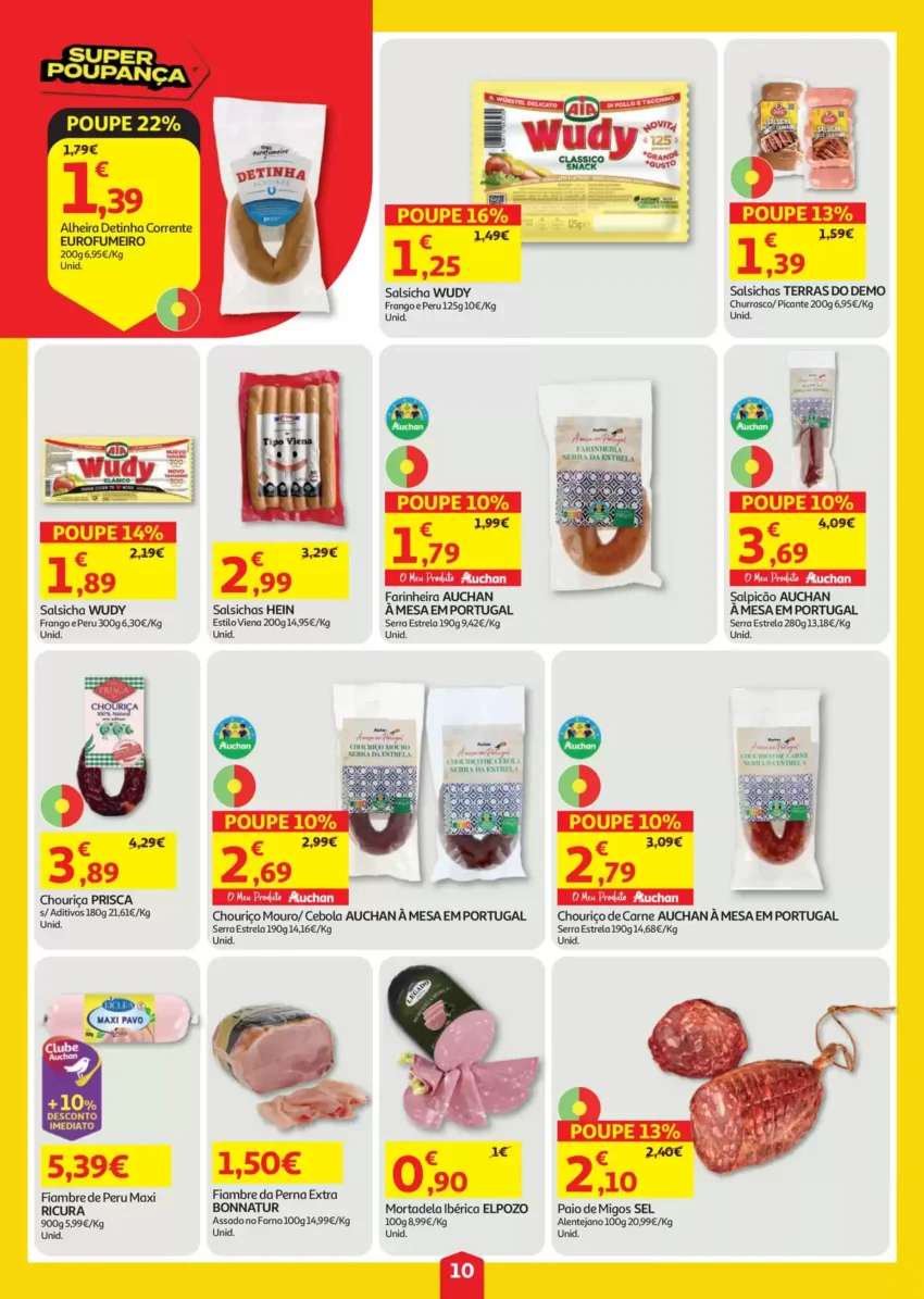 Página 10 do Antevisão Folheto Auchan