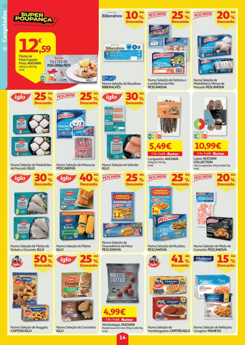 Página 14 do Antevisão Folheto Auchan