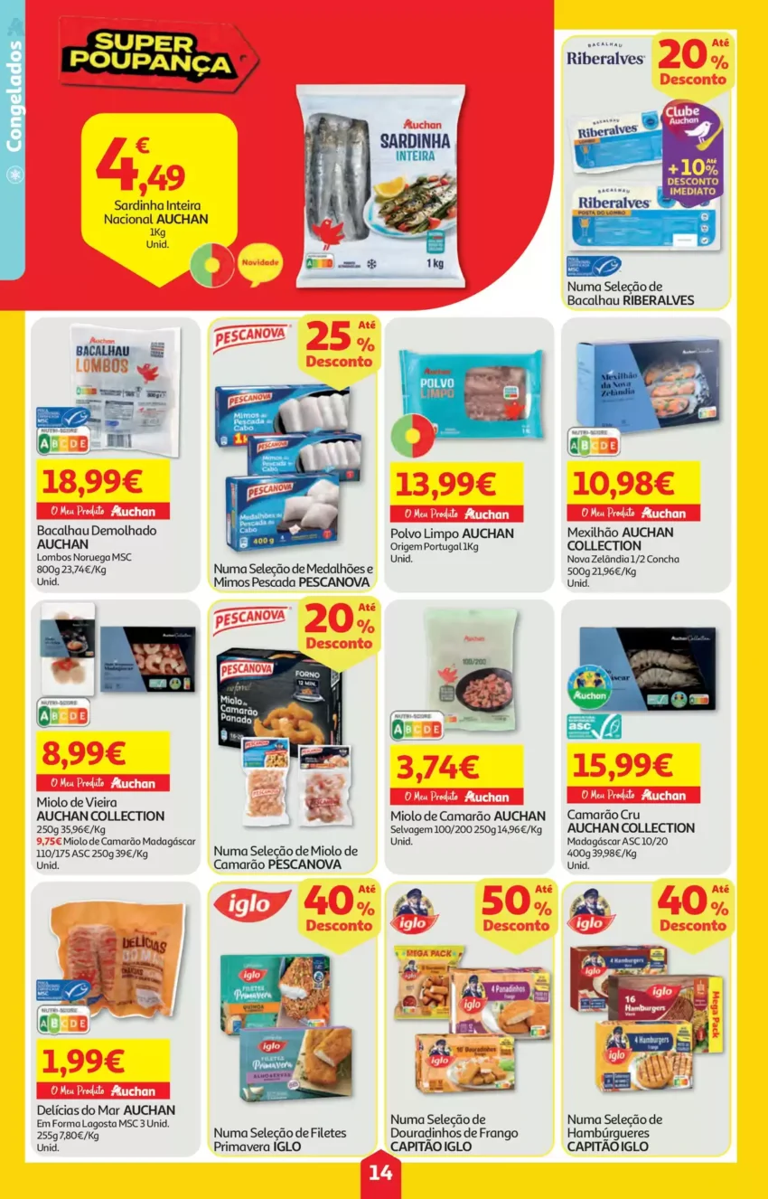 Página 14 do Antevisão Folheto Auchan