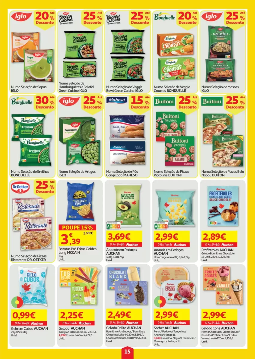 Página 15 do Antevisão Folheto Auchan