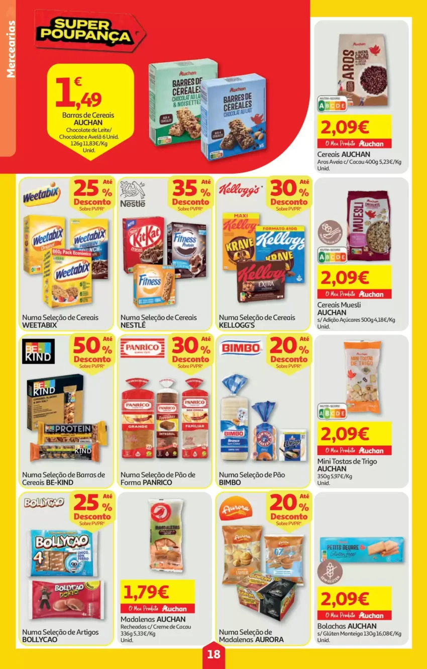 Página 18 do Antevisão Folheto Auchan