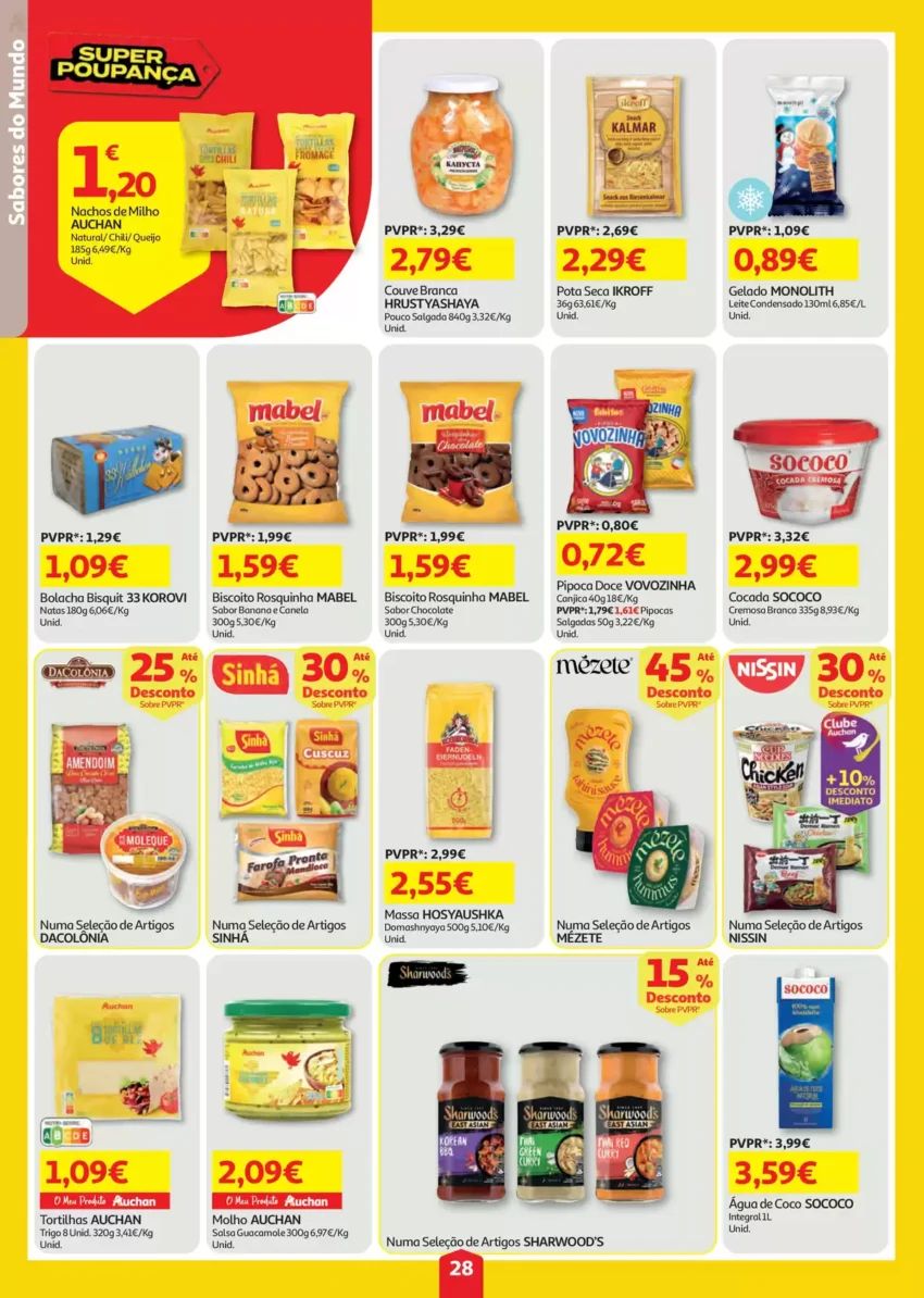 Página 28 do Antevisão Folheto Auchan