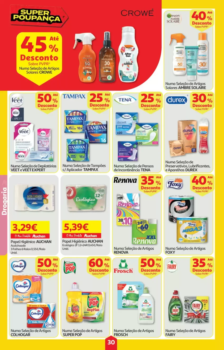 Página 30 do Antevisão Folheto Auchan
