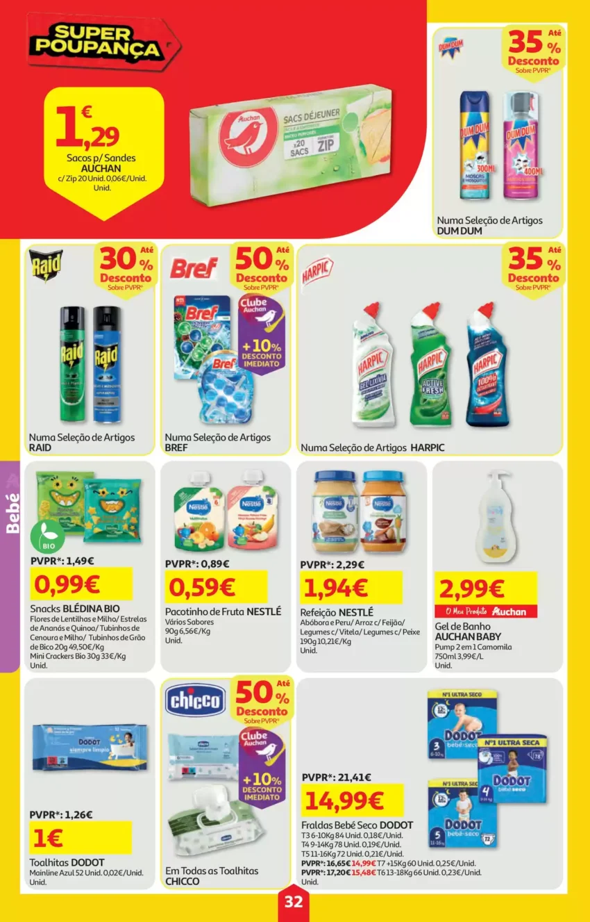 Página 32 do Antevisão Folheto Auchan