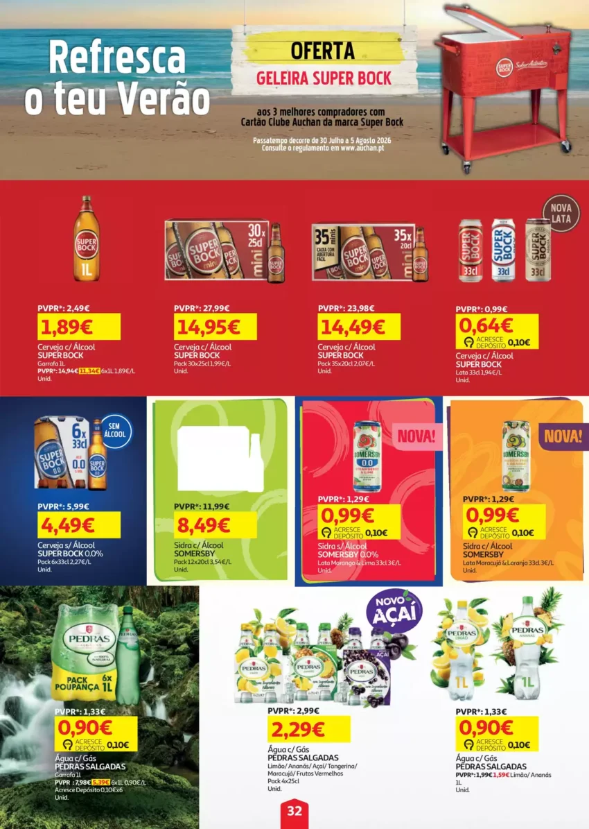 Página 32 do Antevisão Folheto Auchan